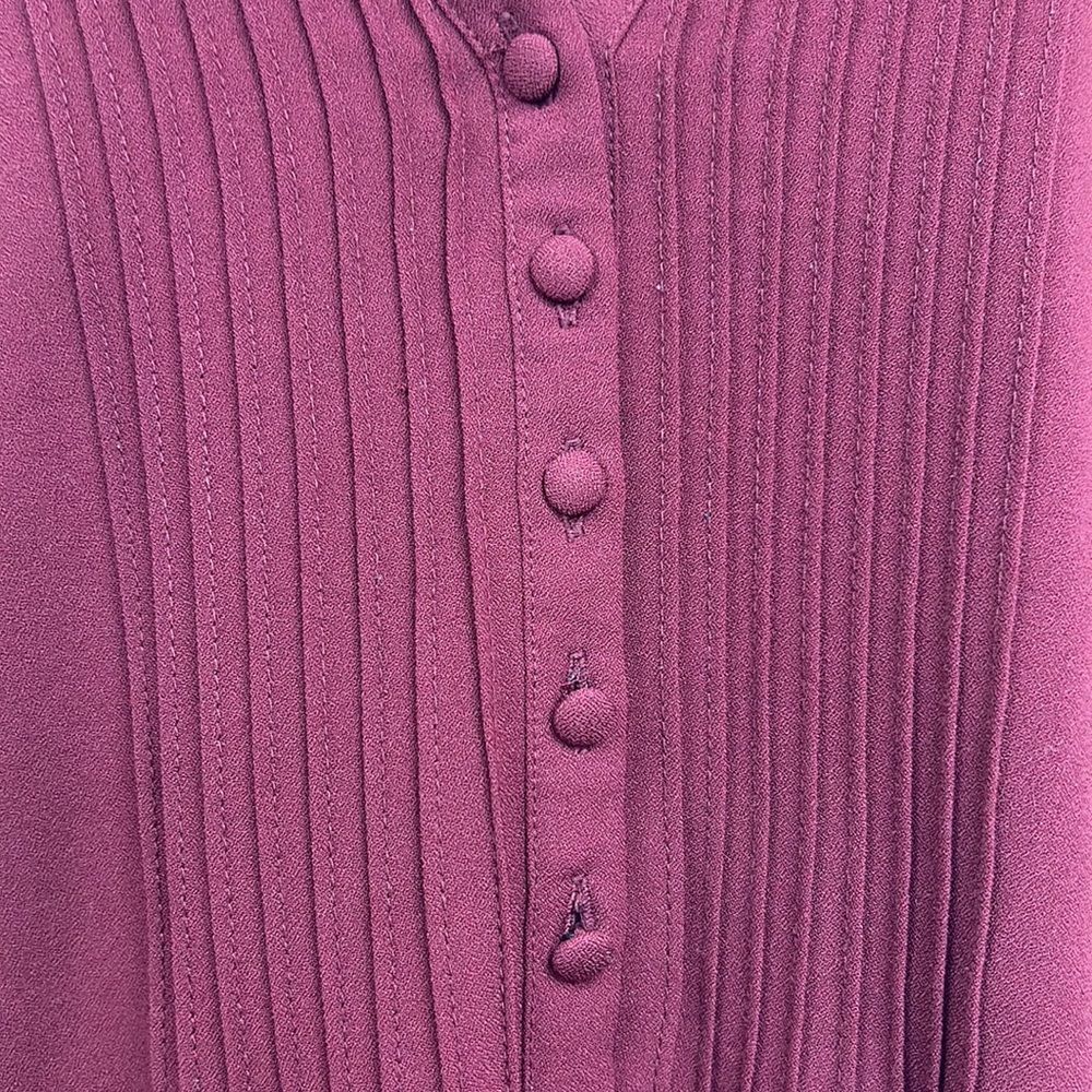 Modcloth Burgundy Women's Top - Picture 5 of 10